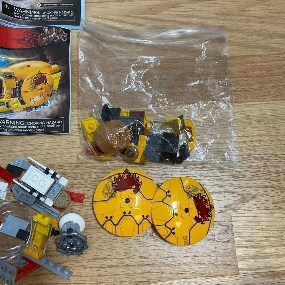 Lego 76080 Marvel Super Heroes Building Blocks Set Incomplete
